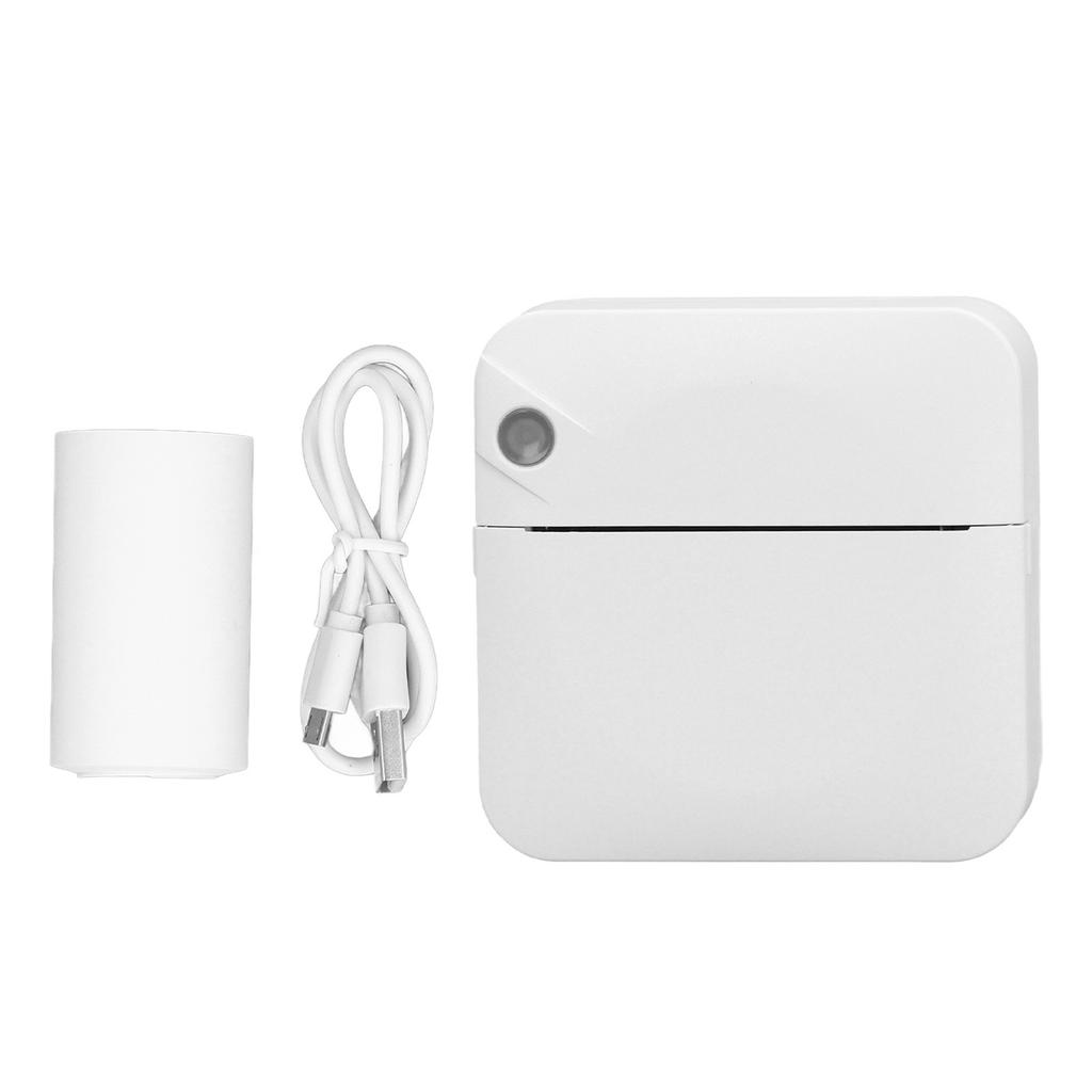 Мини портативный принтер 200 точек на дюйм Высокое разрешение 1000 мАч Перезаряжаемый портативный Bluetooth термопринтер