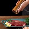 Приготовление пищи Натуральный Регулируемый Деревянный Кухонный Инструмент Мельница для Специй Банка для Морской Соли Мельница для Соли и Перца