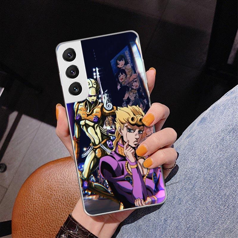Чехол для телефона JoJo's Bizarre Adventure Golden Wind для Samsung Galaxy S24 S25 Edge S26 Ultra S23 S22 S21 Plus S20 FE + Персонализированный