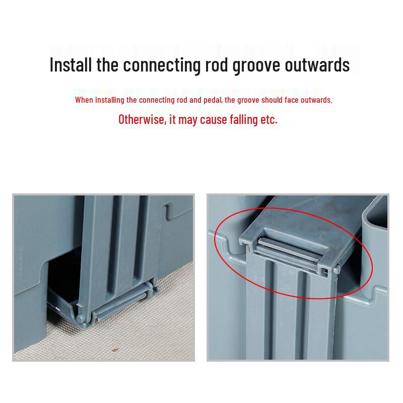 Yuzhuxun Foot Pedal Trash Can