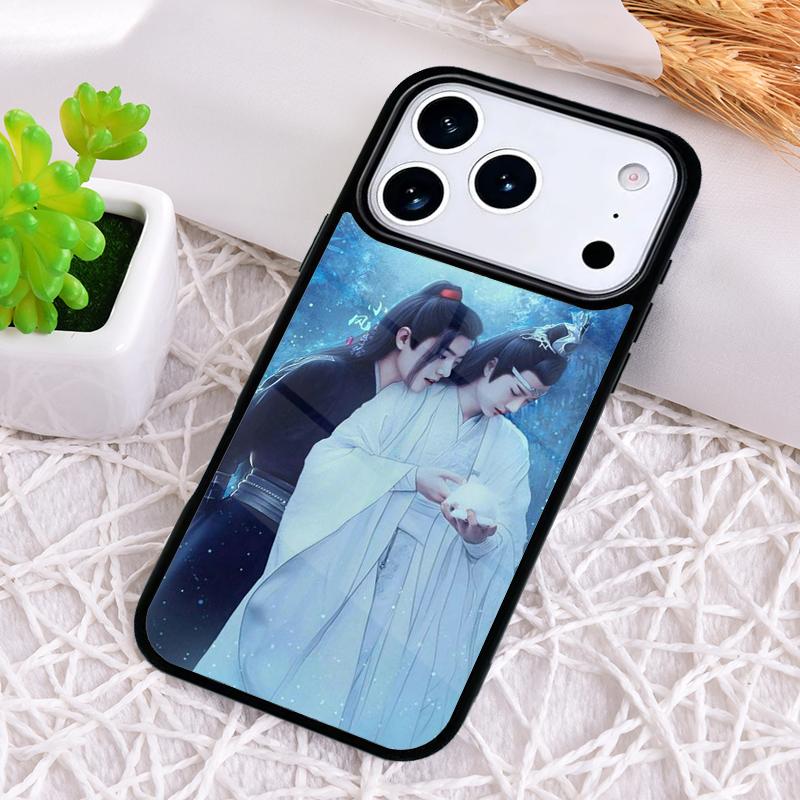 WuXian Lan Zhan Неукротимый Ударопрочный Чехол для Телефона для iPhone 17 Air 16e 15 11 12 14 13 Pro Max Чехол Coque