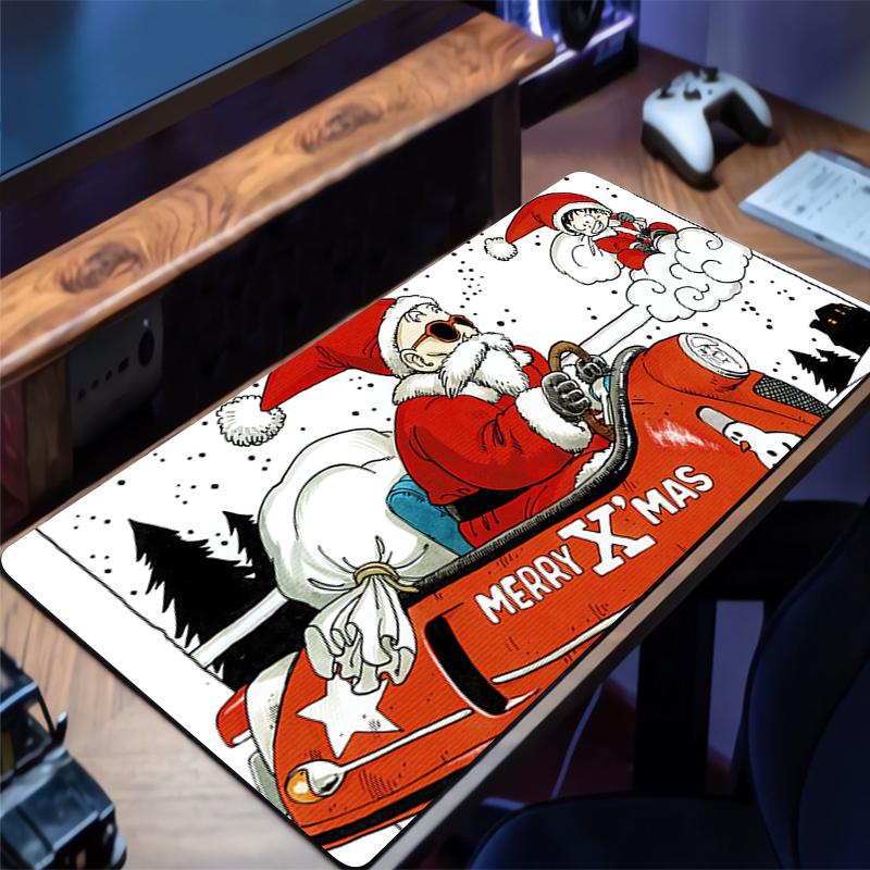 Mouse Pad Office PC Accessories Extended Pad Anime Pattern Desk Mat Antislip Rubber HD Mousepad Dragon Ball Krillin Gaming Mats