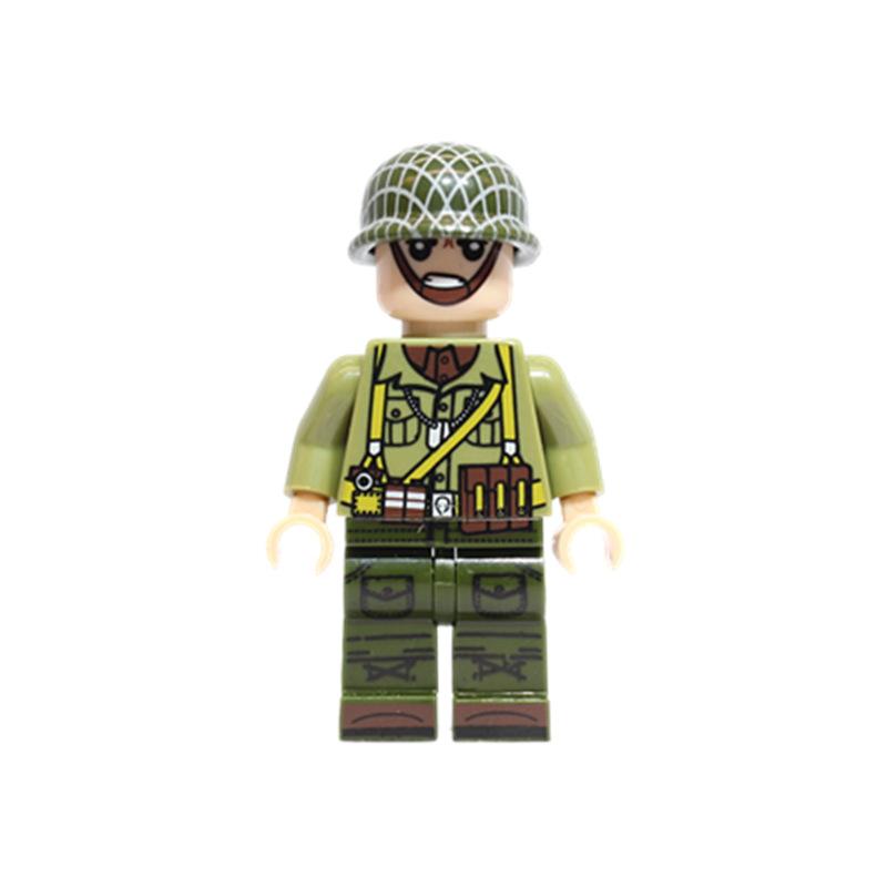 Военные WW2 армейские солдаты, минифигурки разных стран, строительный блок, кирпич, подарок на Рождество и день рождения для мальчиков, детей