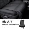 Leather Car Seat Leg Support Pad Universal Seat Cushion Seat Extender Leg Cushion  For Long Drive