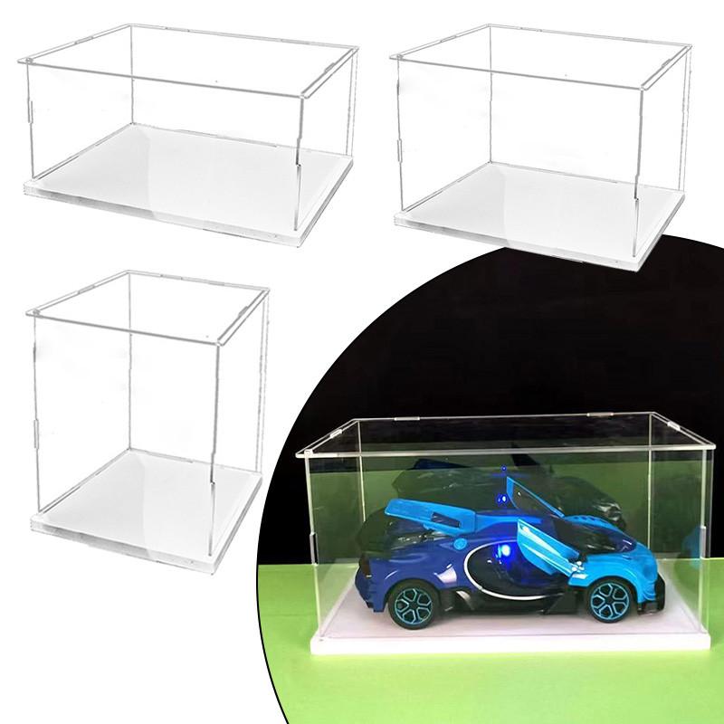Acrylic Display Case with Door Collectibles Assemble Showcase Display Action Figures Toys Storage Organizing Desktop Storage Home Storage