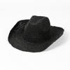 Chic Handmade Raffigrass Solid Big Brim Fedoras Cap Men Women Panamjazz Hat