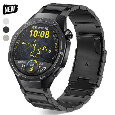 Титановый ремешок 20 22 мм для Huawei GT5/4 Pro 46 мм Металлический ремешок для Samsung Galaxy Watch 7 6 40 мм 44 мм Браслет для Amazfit active 2