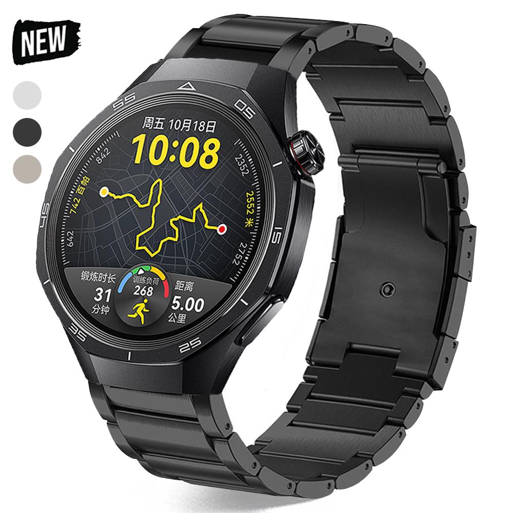 Титановый ремешок 20 22 мм для Huawei GT5/4 Pro 46 мм Металлический ремешок для Samsung Galaxy Watch 7 6 40 мм 44 мм Браслет для Amazfit active 2