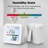 ZigBee Temperature and Humidity Sensor with Tuya APP Control LCD Screen Works With Google Assistant and Need Tuya Zigbee Hub