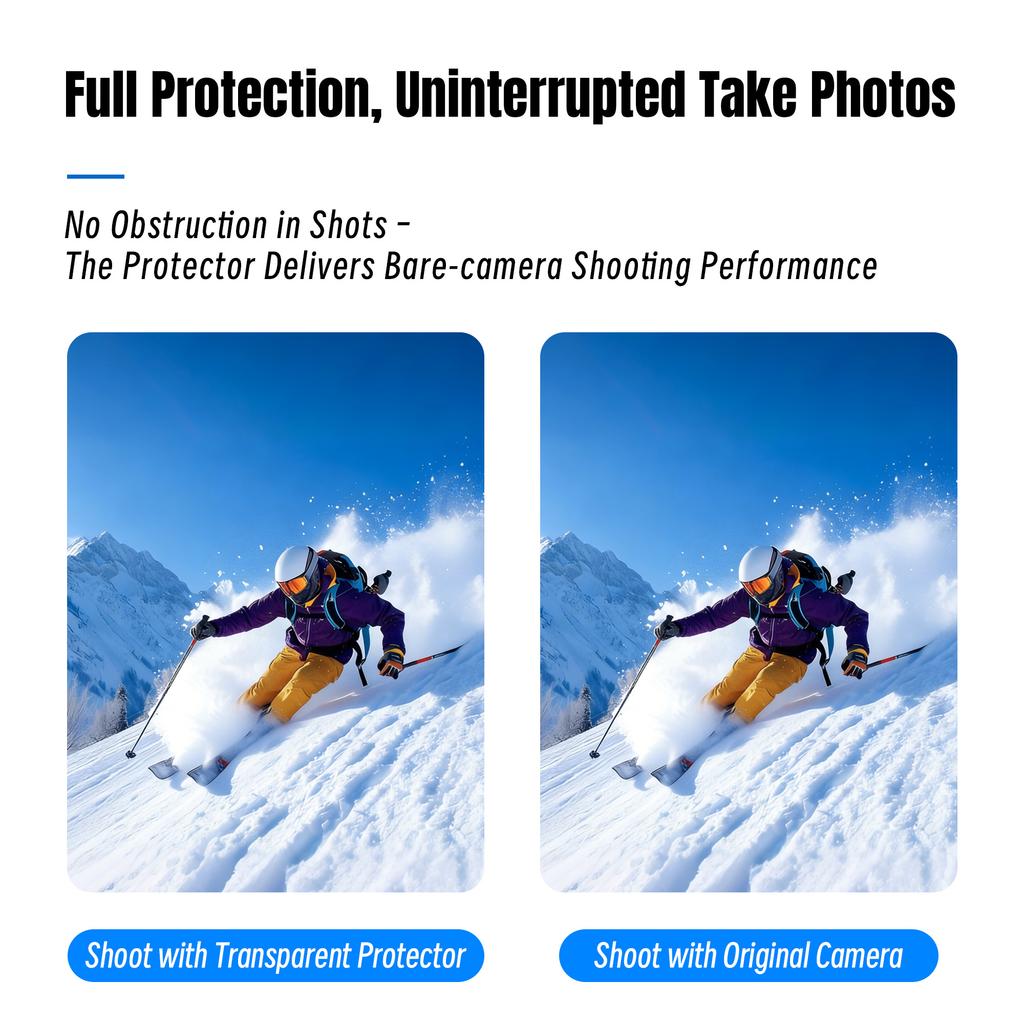 STARTRC Защитная крышка для объектива панорамной камеры DJI Osmo 360 Высокопрозрачная поликарбонатная защита