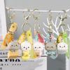 Key Accessories Cat Keychain Trinket Cartoon Cat Keyring  Backpack Accessories