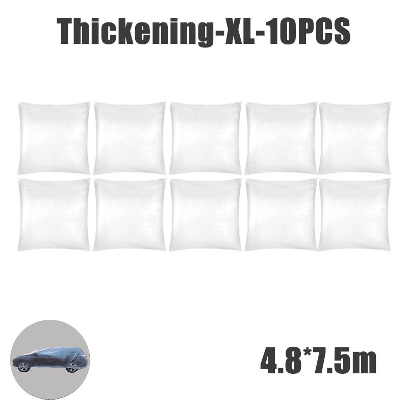Одноразовый прозрачный автомобильный чехол для одежды, пылезащитный, непромокаемый, прозрачный, пылезащитный, пластиковый, полиэтиленовая пленка, непромокаемый автомобильный чехол