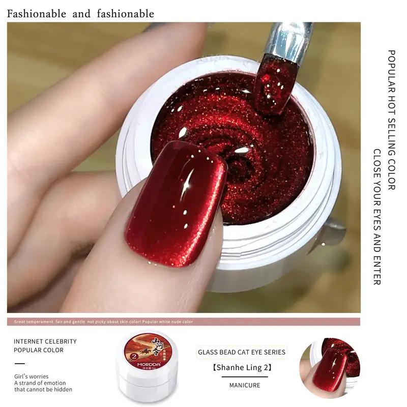 Магнитный гель-лак для ногтей «кошачий глаз» 5 мл, полуперманентный лак, смываемый УФ-гель-лак, сделай сам, дизайн ногтей