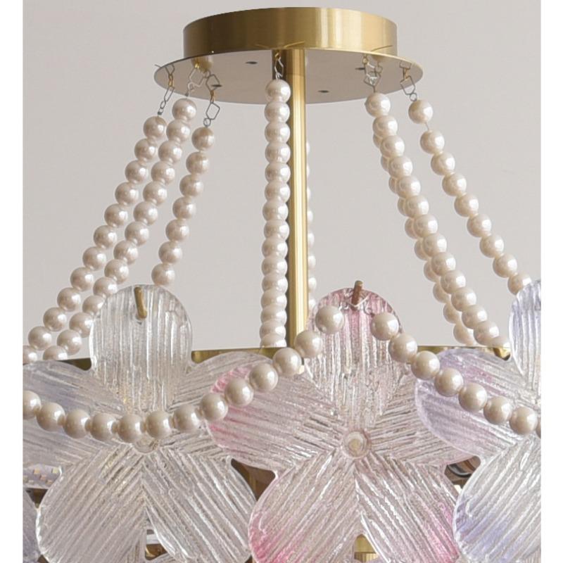 Французская хрустальная люстра, современная простая и атмосферная лампа для главной спальни, столовой