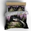 Bird, wisteria, ivy, rock. Bedding sets Duvet cover sets Duvet covers Pillowcases(1* Duvet Cover 2* Pillowcases without duvet insert)