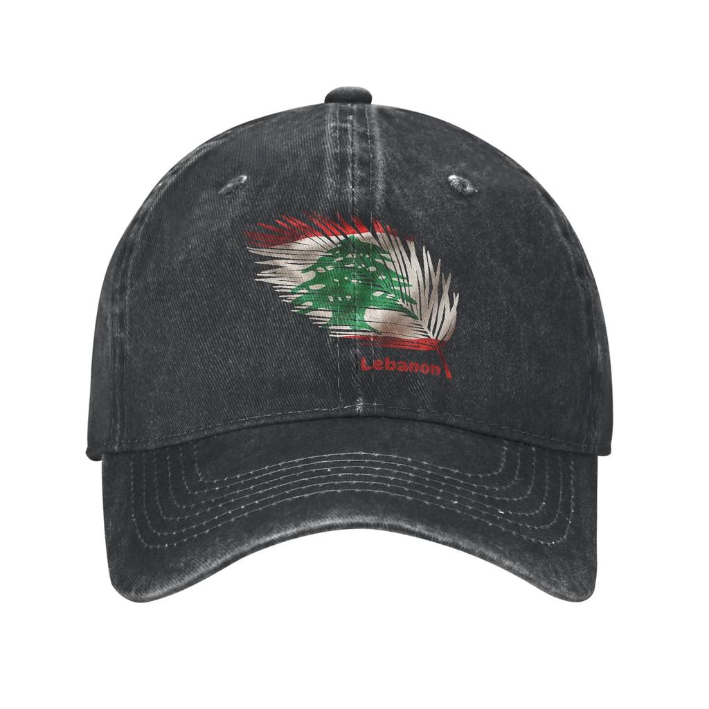 Lebanon Flag Heart Accessories Baseball Caps Unisex Casual Caps Hat Adjustable Trucker Hats Snapback Cap