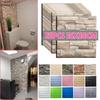 25pcs Self-Adhesive 3D Wall Stickers Wallpaper Panel Home Decor Living Room Bedroom Decoration Bathroom Kitchen House Stickers