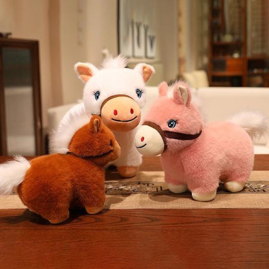 Очаровательная плюшевая кукла Мини-пони, мягкая набивная игрушка-лошадка, компаньон для детей и взрослых, праздничная коллекция