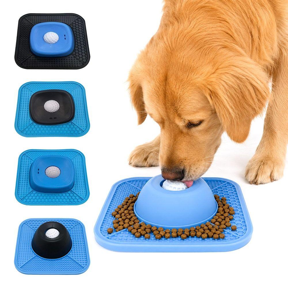 Silicone Pet Lick Bowl Non-Slip Slow Feeder Dog Bowl New Liquid Food Bowl For Dogs Cats