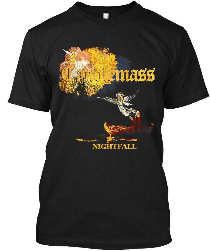 New! Popular Candlemass Nightfall Sweden Retro Vintage Art Logo T-Shirt S-4XL