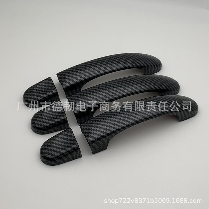 6 шт. Наклейки на ручки из углеродного волокна для 03-09 VW Caddy T5 T6 Украшение дверей