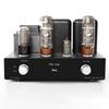 Mini EL34 Vacuum Tube Amplifier Single End Class A Power Amplifier 8W X 2 Class A Audio Amplifier Built-in Hi-Fi Hi-Fi (Black)