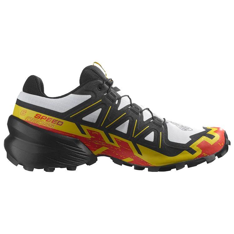 SALOMON Speedcross 6 Удобные Нескользящие Прочные Поддерживающие Низкие Походные Кроссовки Мужские Походные Кроссовки Черные Белые Желтые 417378