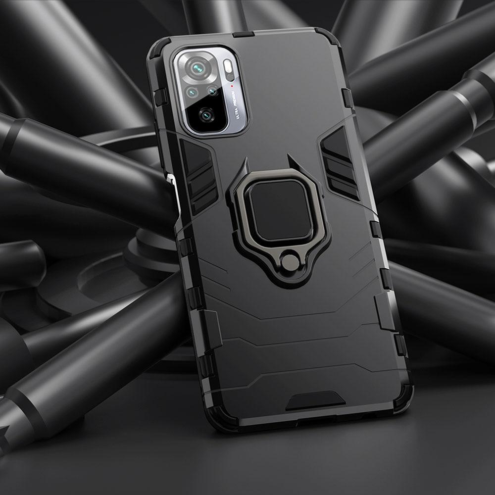 KEYSION Противоударный защитный чехол для Redmi Note 10 Pro 5G 10S, силиконовый чехол-подставка с кольцом для телефона Xiaomi Redmi Note 10 4G 10Pro Max