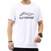 Футболка с короткими рукавами и логотипом Li Ning, быстросохнущая, унисекс, белая YTST049-1