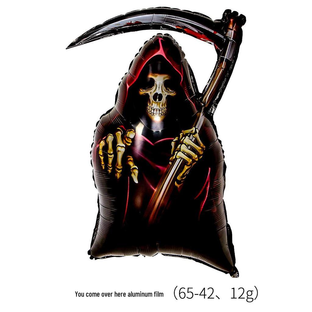 Aluminum Foil Balloons: Halloween Decorations with Ghosts, Skeletons, Pumpkins, and Bats