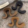 Matte Finish Shark Clip Large Ponytail Clip New Acrylic Hair Claw  Headwear Accessories