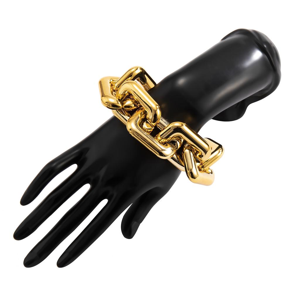 SHIXIN CCB Material Large Chunky Chain Bracelet for Women Hip Hop Big Thick Link Hand Chains Jewelry Trendy Egirl Bracelets 2026