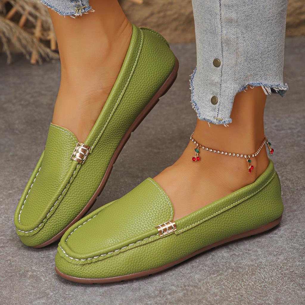 2025 Women Flats Shoes Luxury Loafers Slip-on Sexy Elegant Designer Shoes for Women Comfy Casual Office Sneakers Women