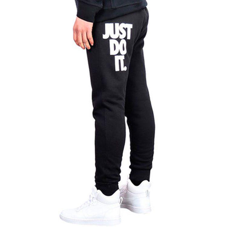 Nike Мужские черные утепленные спортивные штаны из флиса с буквенным принтом, вязаные спортивные штаны AT5266-010