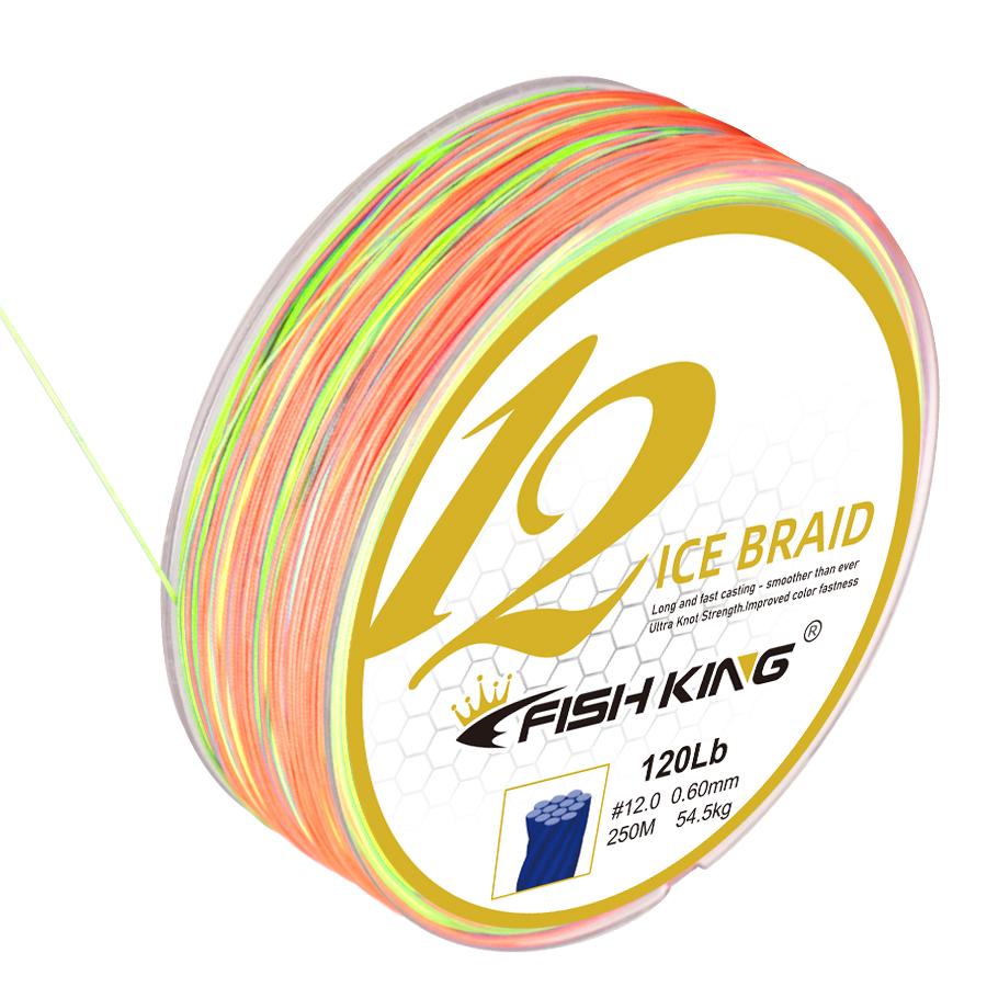 Fishing King 100 м/150 м/300 м 12x прядей плетеная леска мультифиламентная леска PE плетеная леска
