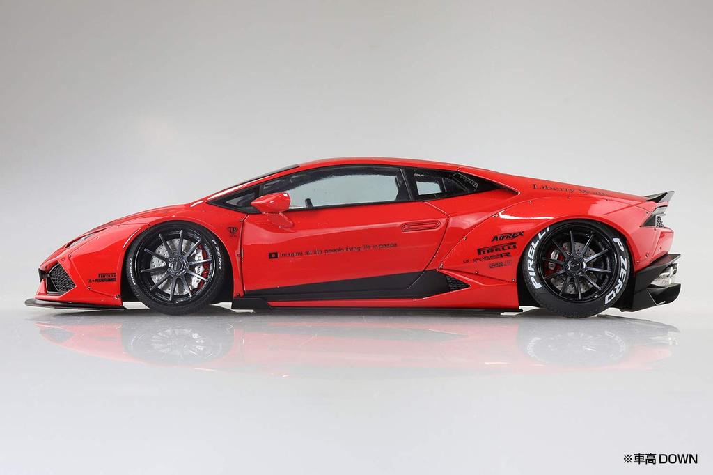 Aoshima Bunka Kyozai Серия Liberty Walk 15 LB Works Lamborghini Huracan 1 Пластиковая модель (АОСИМА) 1/24 Нет. Вер.