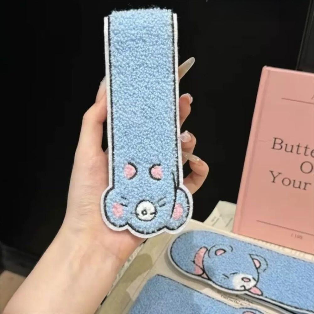 No Slip Hair Grip Pad Blue Mouse Fringe Hair Holder Gifts Bangs Hair Pad Face Washing