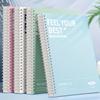 60Sheets/Book Perforated Pages Notepad Color Diary Book Multi-functional Spiral Notebooks  Gift