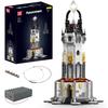 MOULD KING 16055 Medieval Building Block The MOC Lighthouse with Led Parts Model European Century Toys Kids Christmas Gifts