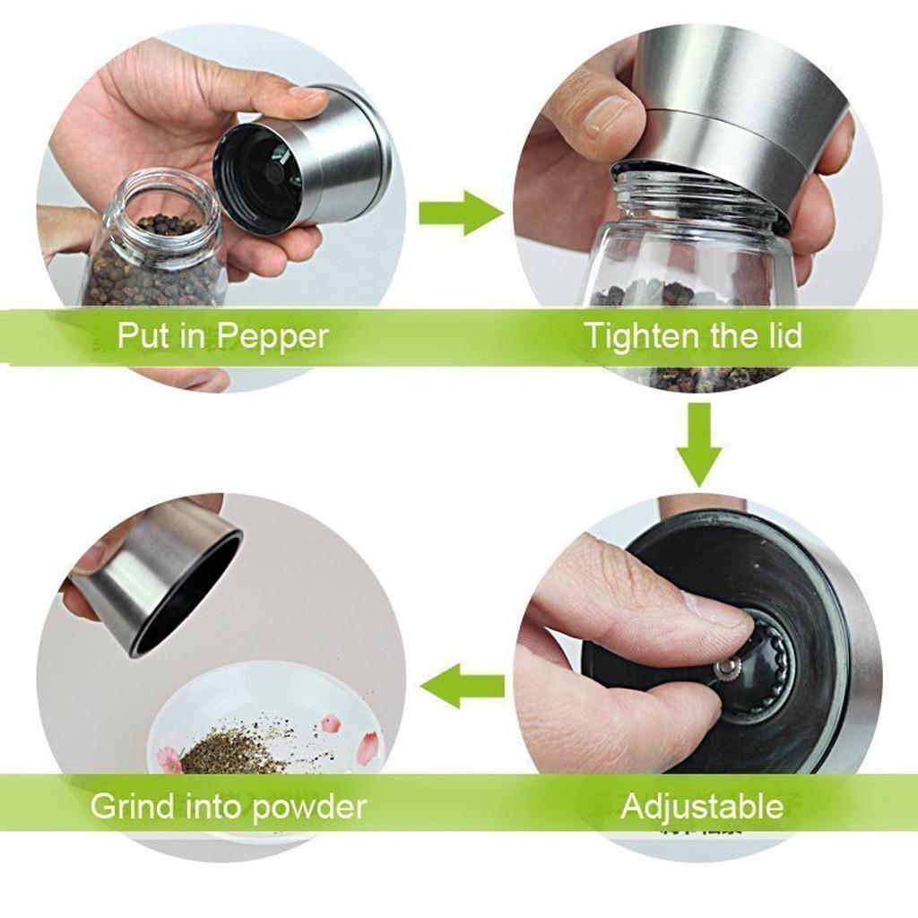 Кухня Sagit и шейкеры мельницы из нержавеющей стали 6 унций для измельчения перца легкие в использовании