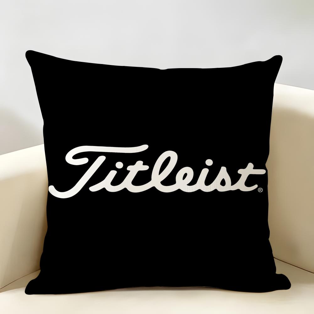 Golf Sports TTitleistS Cushion Cover Natural Linen Organic Fabric DoubleSided Printing Room Sofa Decor Pillow Case