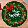 Christmas Round Carpet Washable Bedroom Rug Chair Swivel Floor Mat Bedroom Living Room Funny Children's Room Floor Mats