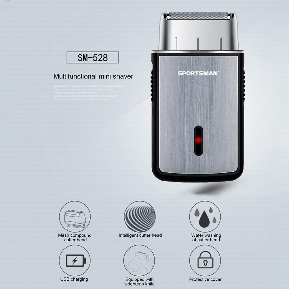 USB перезаряжаемая бритва, электрический триммер для бороды, станок для бритья, мужские аккумуляторные бритвы, мужской уход за лицом