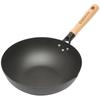 GRIDDLEX 28cm Iron Frying Pan, Stir-fry Pan, and Wok, Compatible with Induction Cooktops, Gas Cooktops, and Direct Flame, Nitrided Iron, PFOA-Free, an