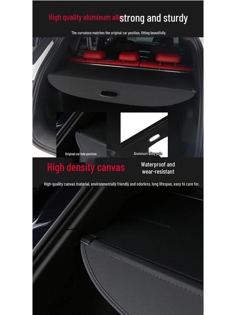 Beijing BJ60 Trunk Partition Cover: Car Interior Modification Curtain