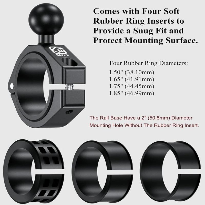 Алюминиевый сплав 1 дюйм/25 мм шаровая головка крепление основание мотоцикл велосипед руль зеркало заднего вида держатель адаптер зажим основание