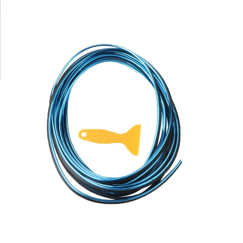 Car Styling 5M/pcs Universal DIY Flexible Interior Decoration Moulding Trim Strips Car Central Control and Door Decoration