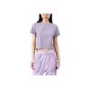 Anta Женская футболка с круглым вырезом и принтом, фиолетовая 962229145-1