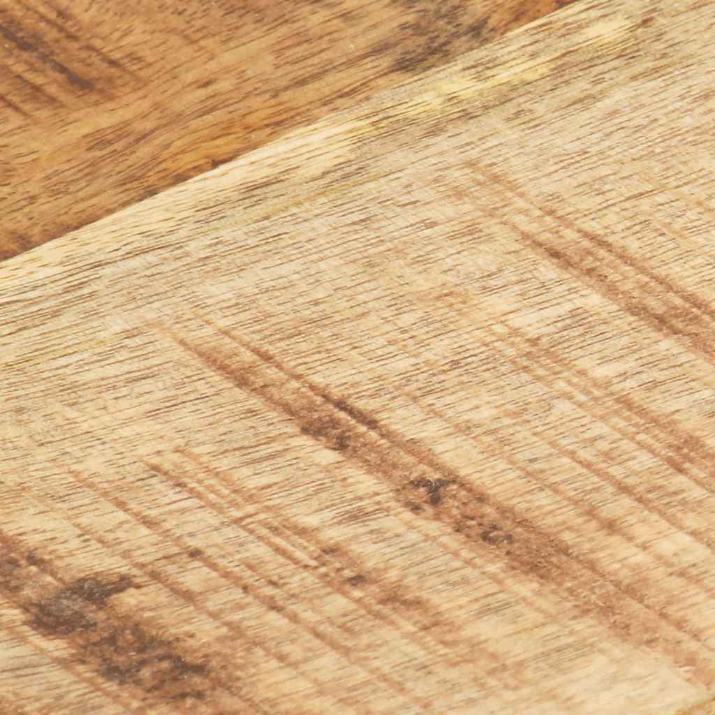 Solid Mango Wood Table Top 25 27 mm Thick 80 * 60 cm