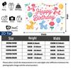 1pc 2D Flat Party Banner - Home Party Decor